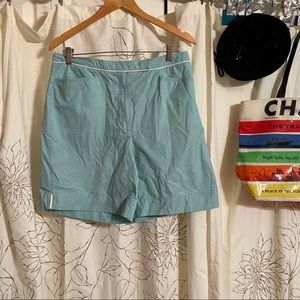 Liz Golf light aqua shorts